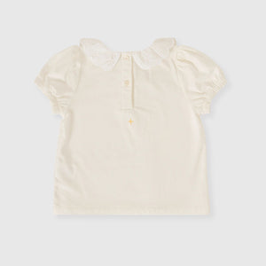 Laura Puff Sleeve Collar Top