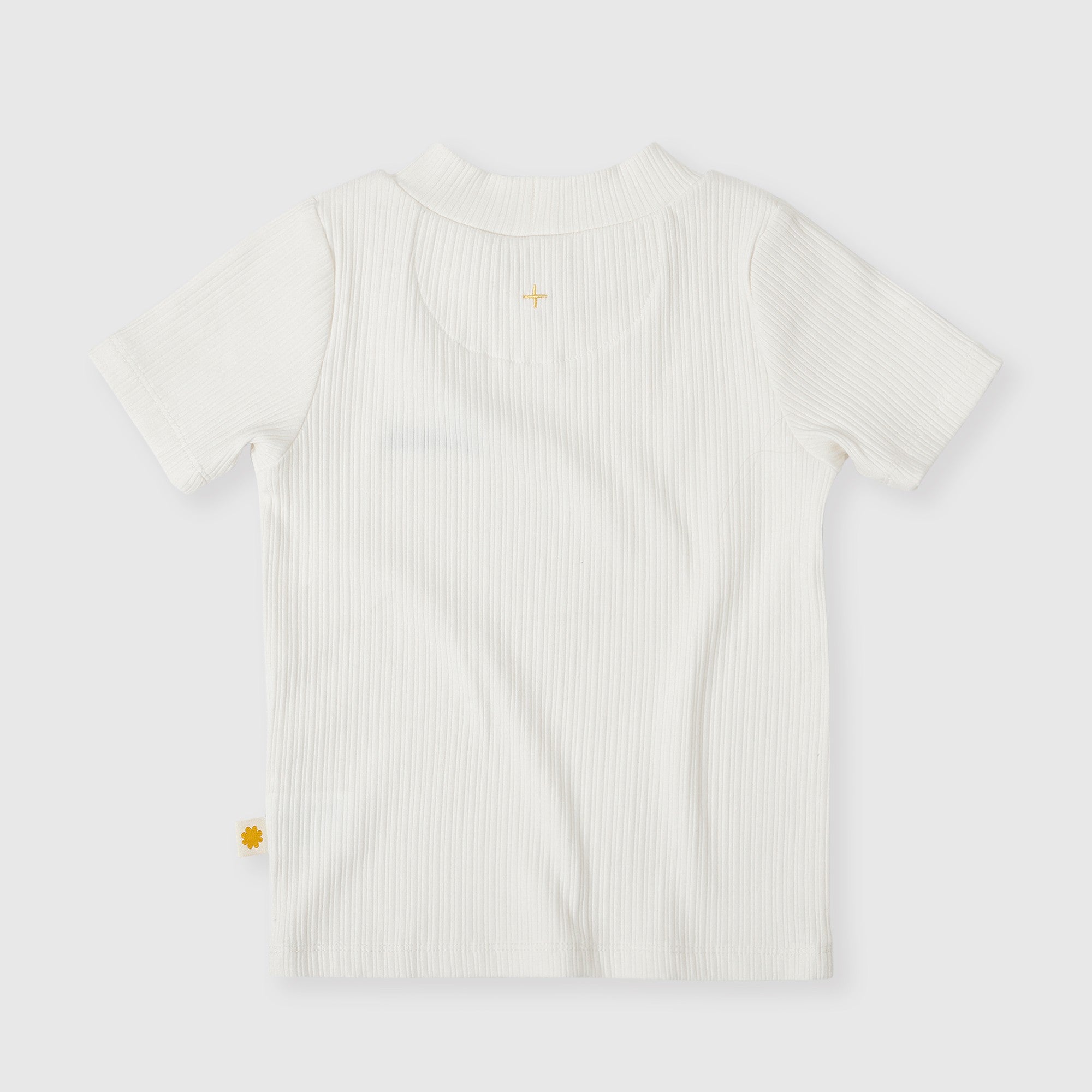 Embroidered Rib Tee