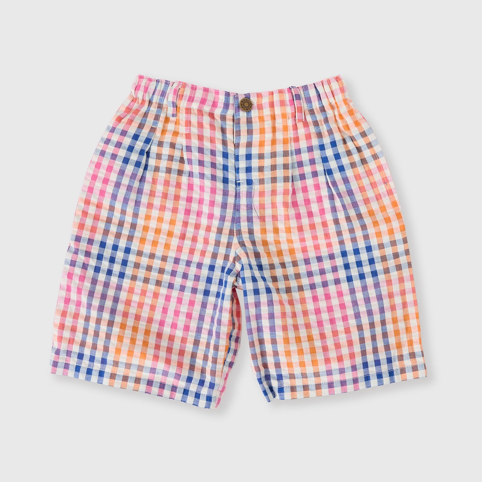 Rainbow Gingham Kirby Relaxed Shorts