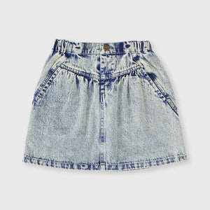 Esta A-Line Denim Skirt