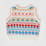 MATILDA SWEATER VEST (PEACH)