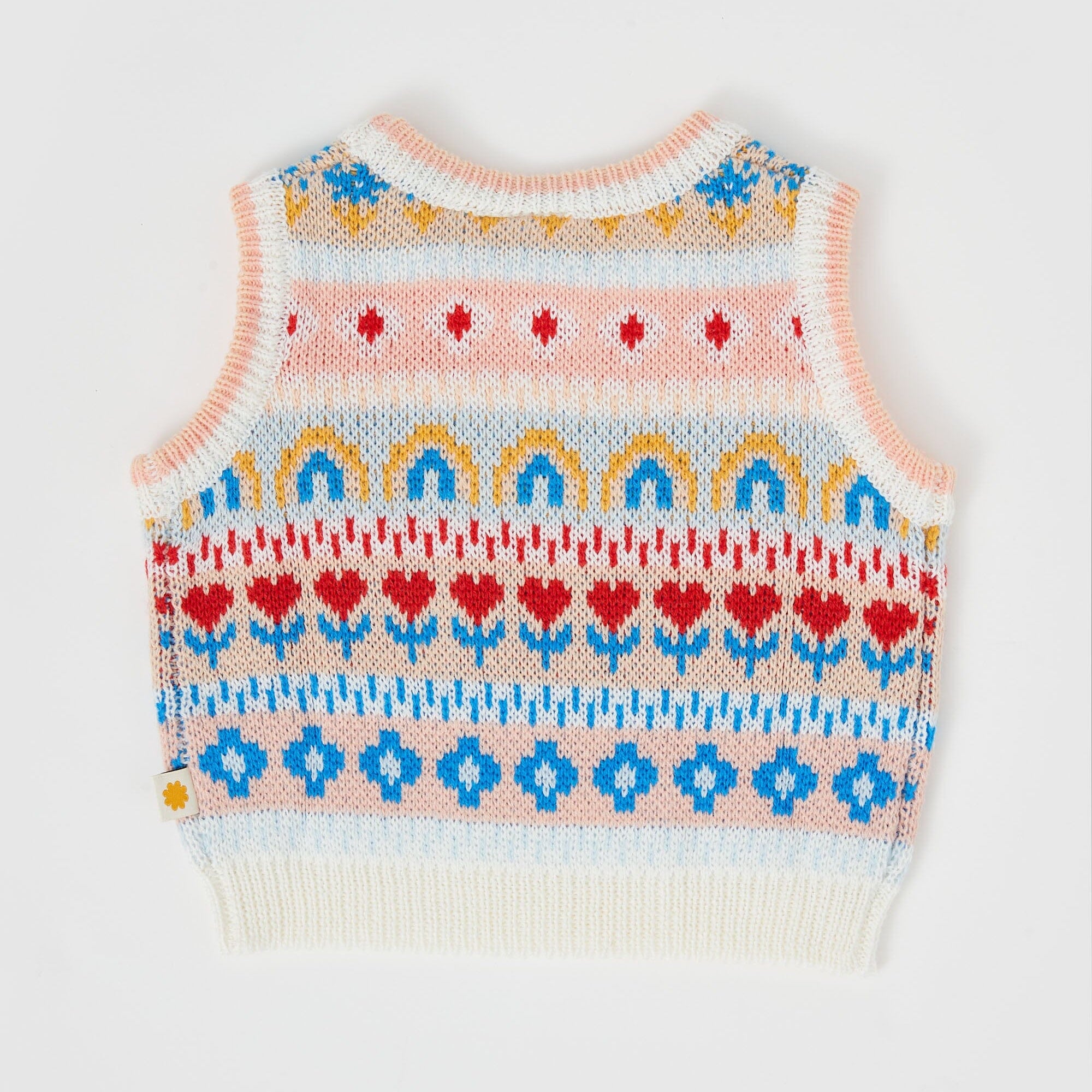 MATILDA SWEATER VEST (PEACH)