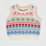 MATILDA SWEATER VEST (PEACH)