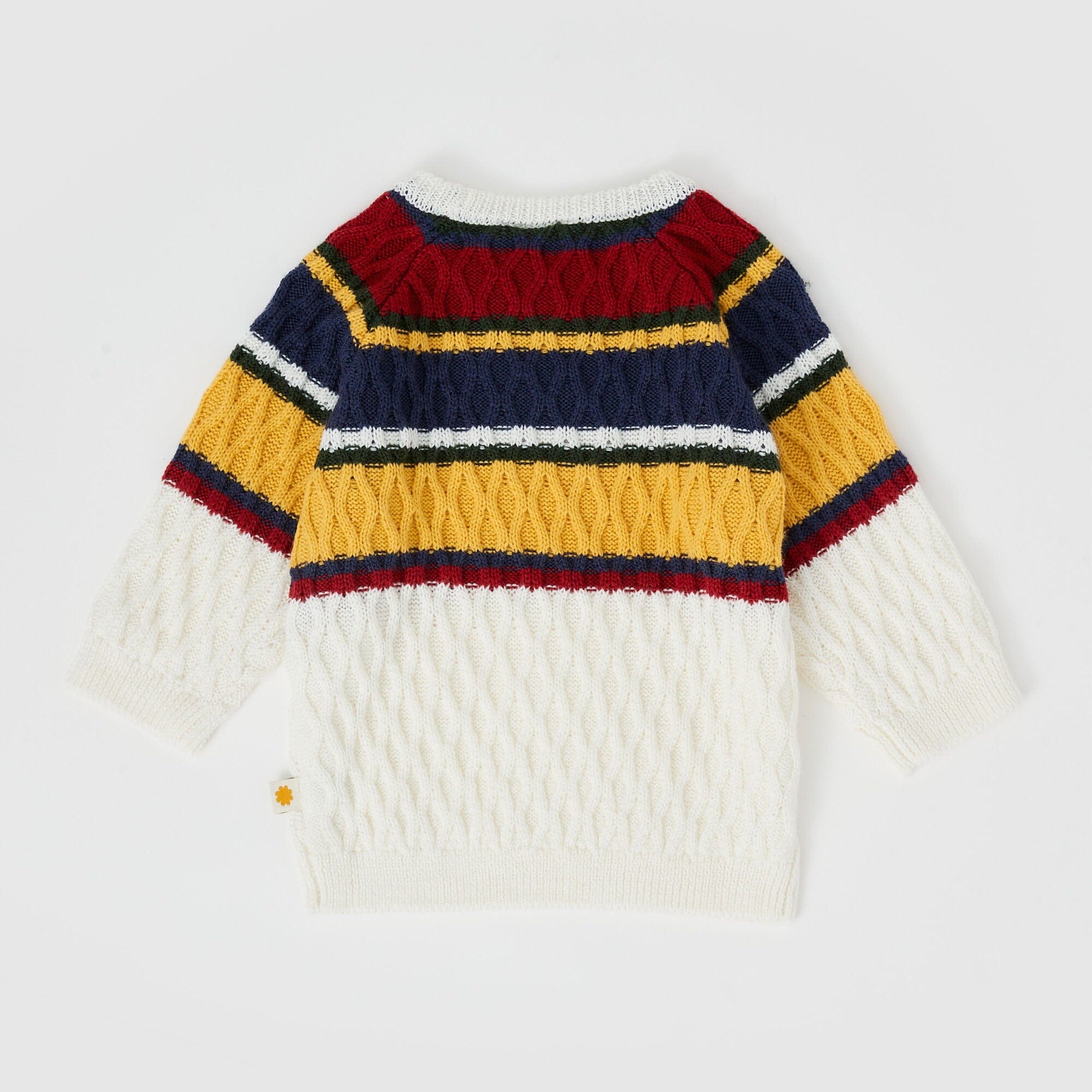 ALFIE CABLE KNIT JUMPER (CREAM)