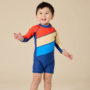 Nautical Flag Short Leg Swimsuit