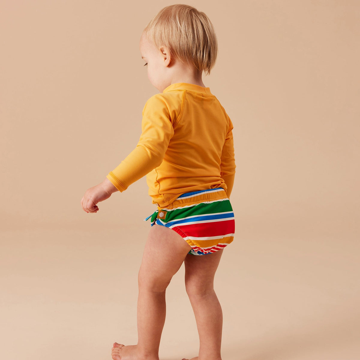 Bold Stripe Swim Nappy