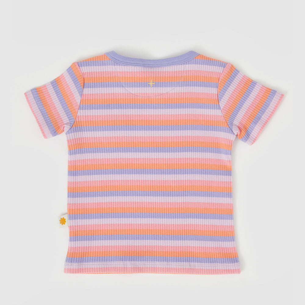 Tutti Frutti Stripe Rib T-Shirt