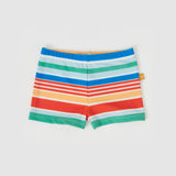 Bold Stripe Swim Shorties