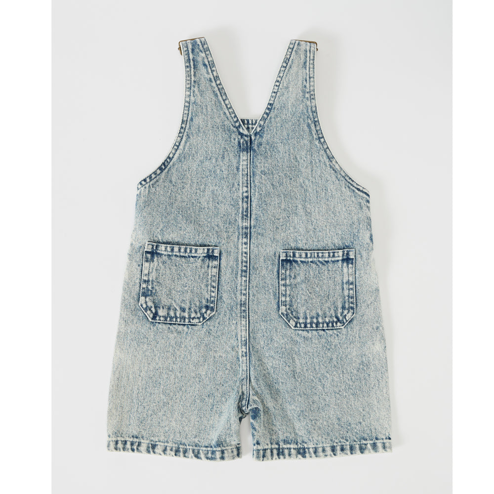 Burton Vintage Washed Denim Overalls
