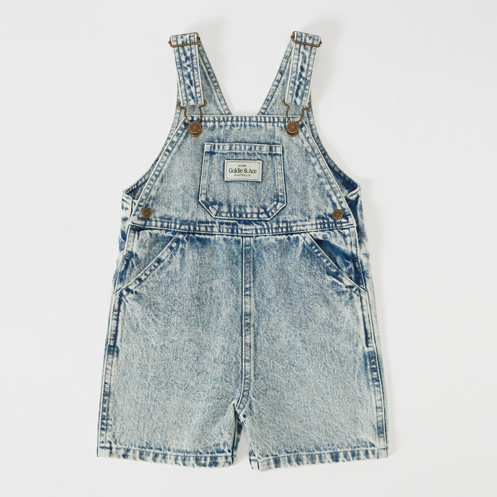 Burton Vintage Washed Denim Overalls
