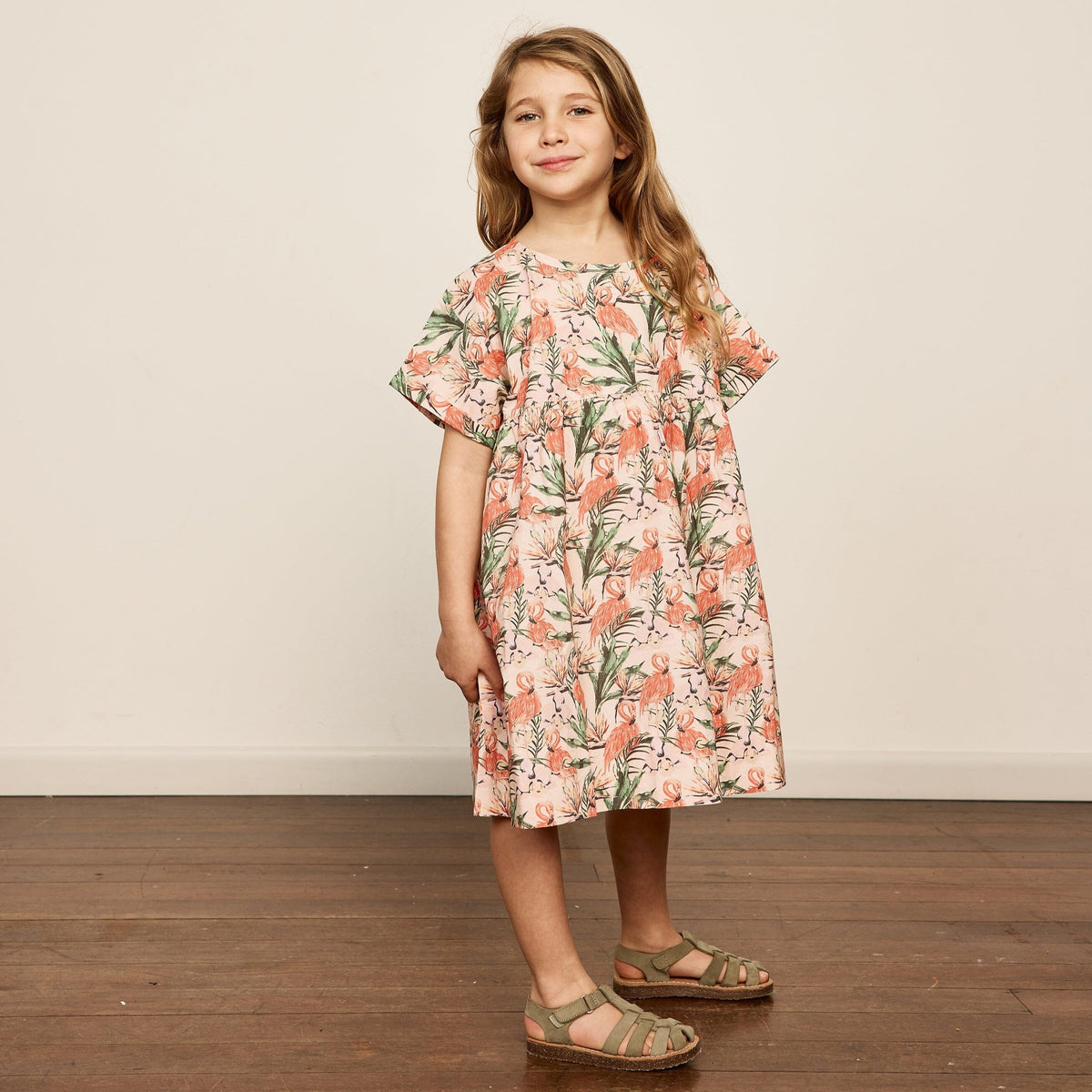 Lulu Dress (Flamingo Pink)