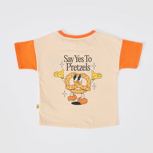 Say yes to Pretzels Tee (Orange)