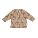 Giraffe Rib Henley LS Top
