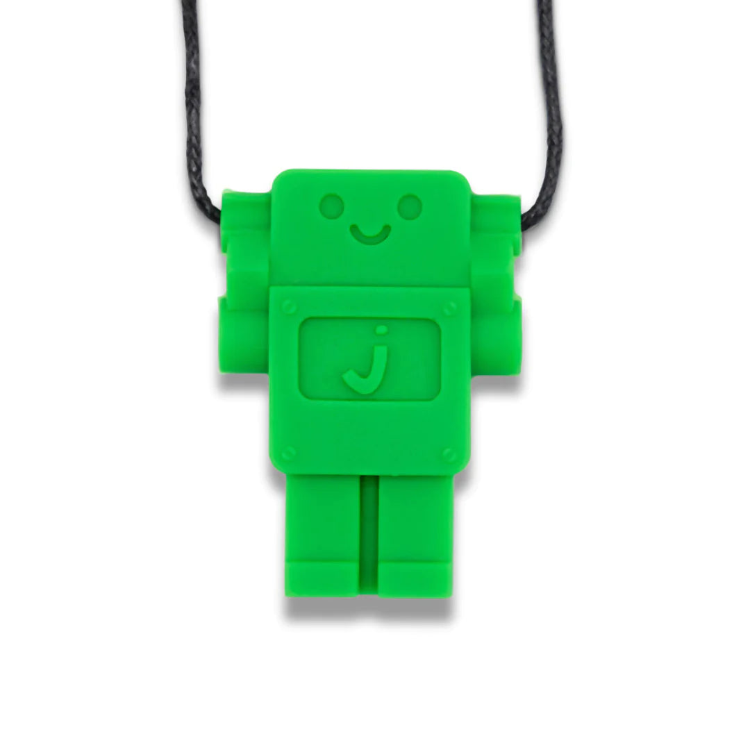 Green Robot Chew Pendant