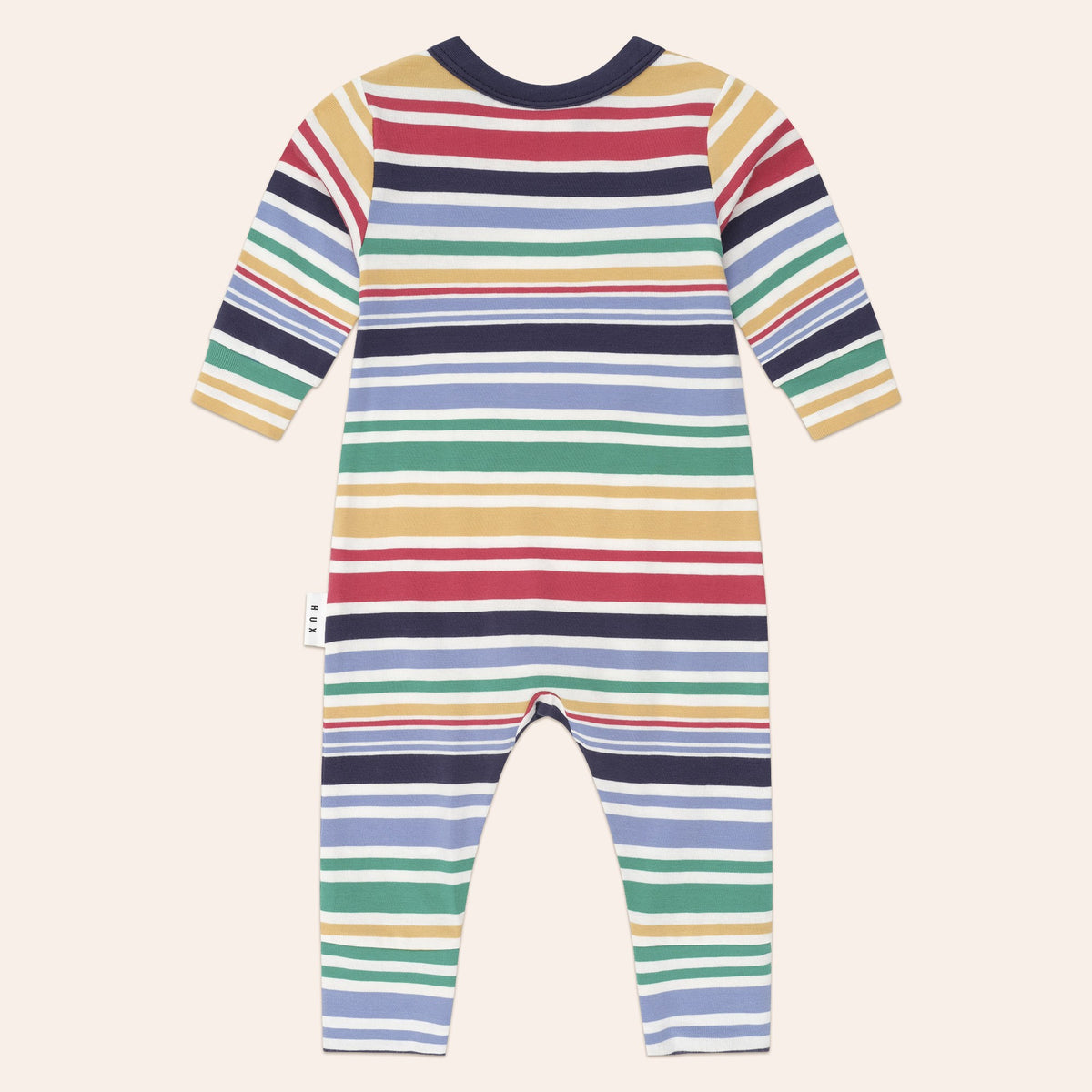 Rainbow Stripe Huxbear Romper