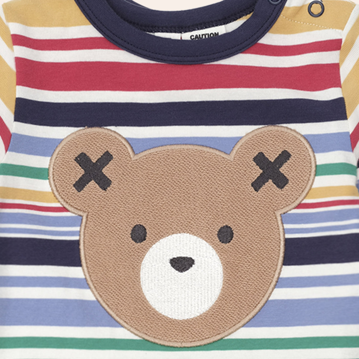 Rainbow Stripe Huxbear Romper