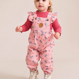 Hearts And Bows Frill Overalls