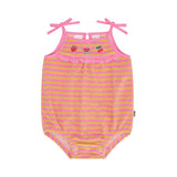 Tropical Fruit Stripe Romper