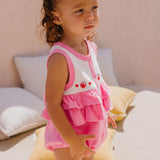 Berry Sweet Seersucker Romper