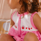 Berry Sweet Seersucker Romper