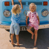 Berry Sweet Garmet Dye Shortall