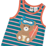 Snorkel Sitting Hux Stripe Romper