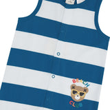 Beach Club Hux Block Stripe Romper