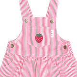 Strawberry Stripe Pinafore