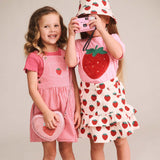 Strawberry Stripe Pinafore