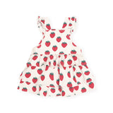 Strawberry Tiered Pinafore