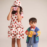 Strawberry Tiered Pinafore