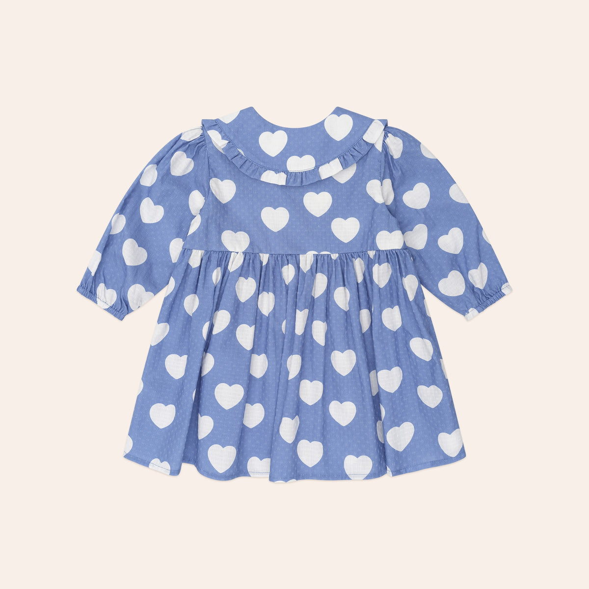 Frill Heart Collar Dress