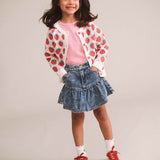 Dreamy Denim Tiered Skirt