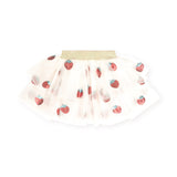 Sequin Strawberry Tulle Skirt