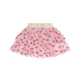 Glitter Bow Tiered Skirt