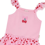 Icing-On-The-Cupcake Flocked Tulle Dress