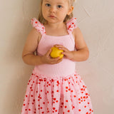 Icing-On-The-Cupcake Flocked Tulle Dress