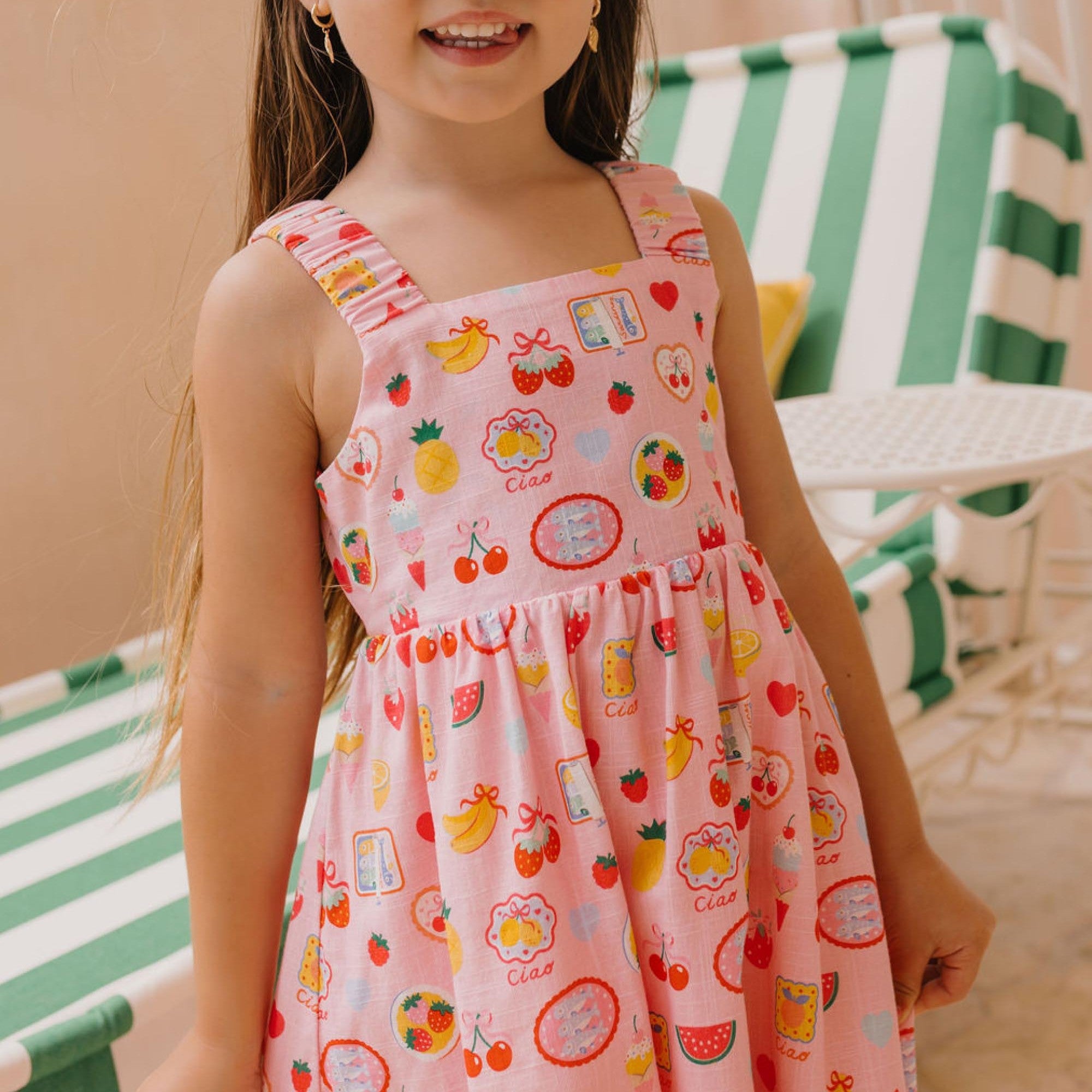 Beach Club Paradise Tie Dress