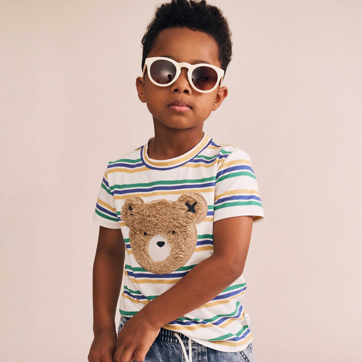 Furry Huxbear College Stripe Tee