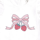 Strawberry Bow Frill Tee