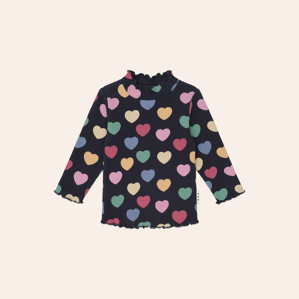 Multi Hearts Rib Skivvy