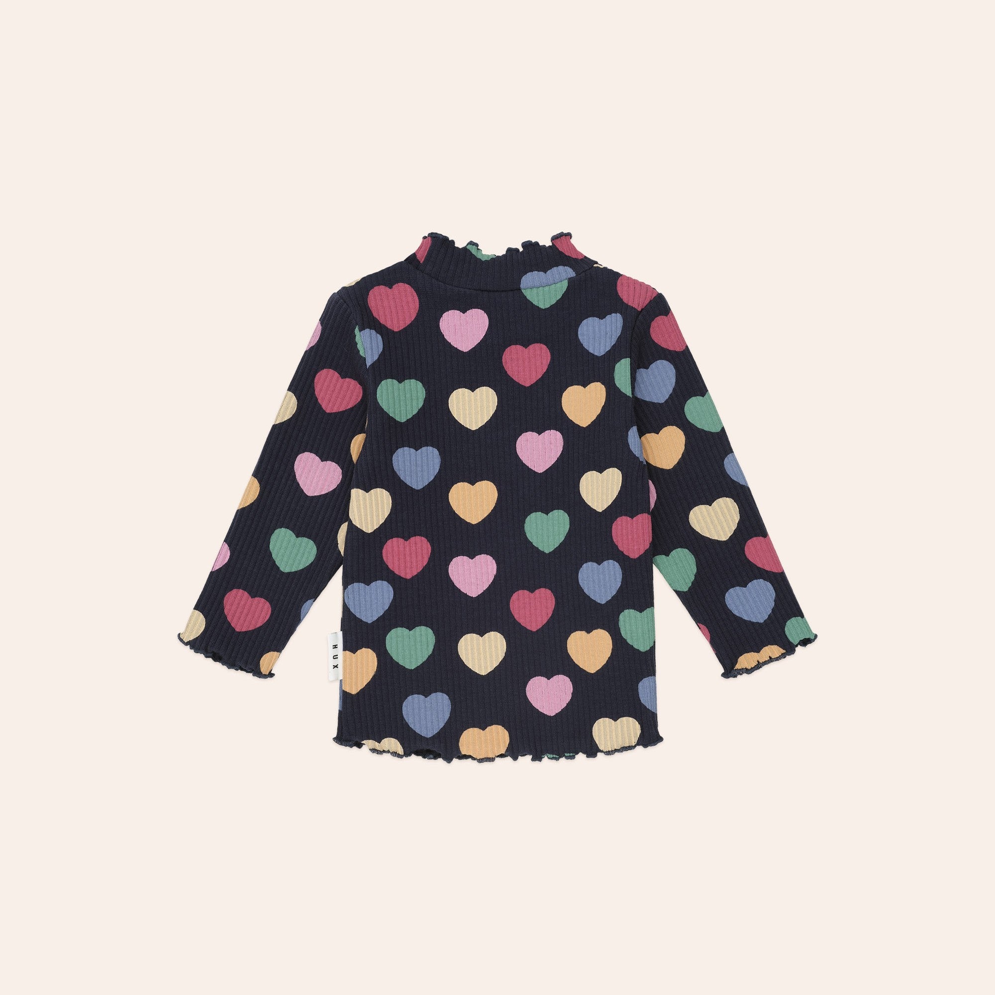 Multi Hearts Rib Skivvy