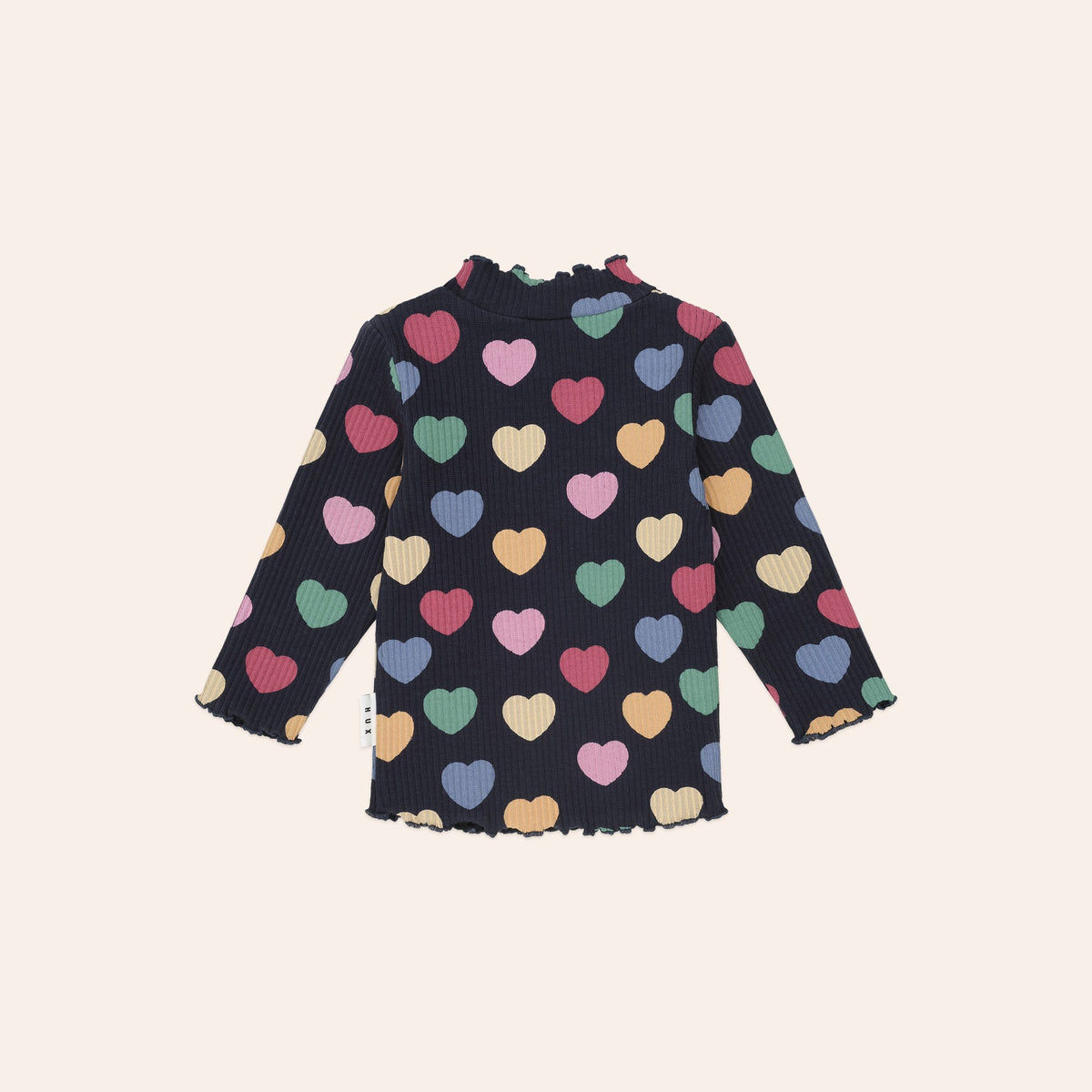 Multi Hearts Rib Skivvy