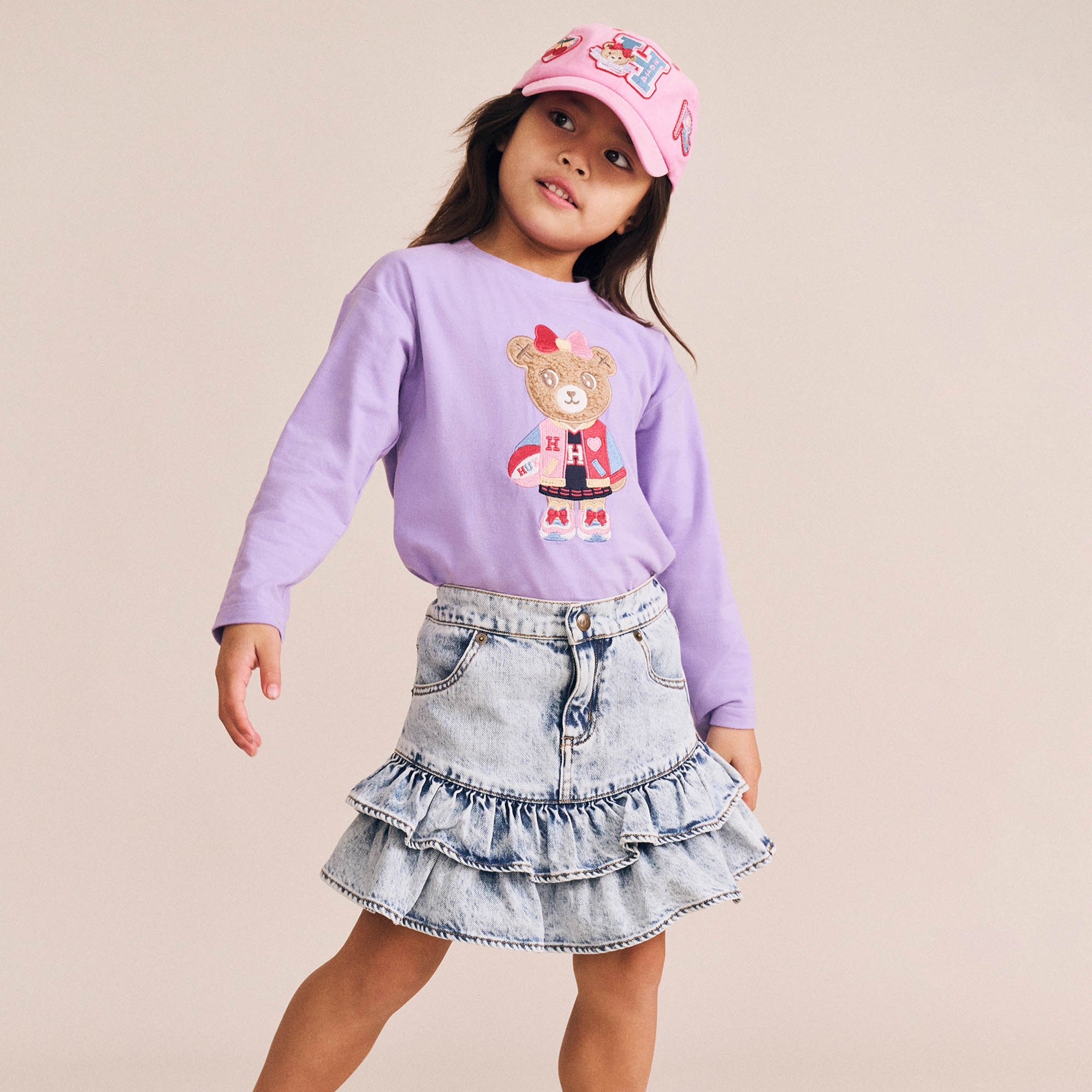 Baller Huxette Drop Sleeve Top