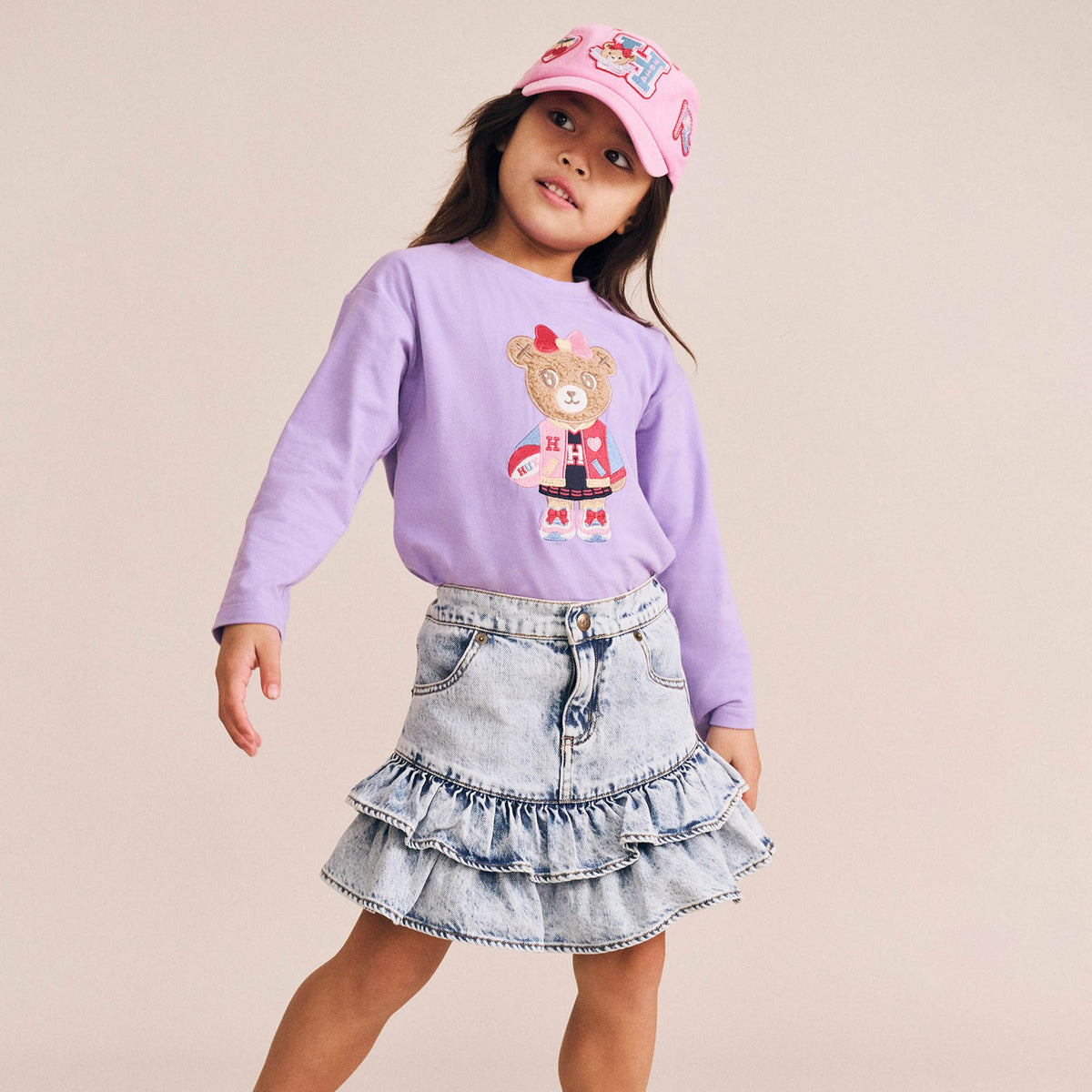 Baller Huxette Drop Sleeve Top