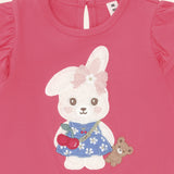 Flower Field Bunny Frill Top