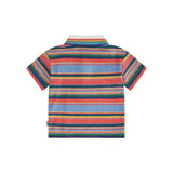 Sunset Stripe Hux Towelling Polo