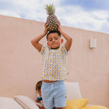 Pineapple Tile Short Sleeve Shirt