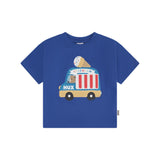 Hux Ice Cream Van Drop Shoulder Tee