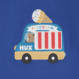 Hux Ice Cream Van Drop Shoulder Tee